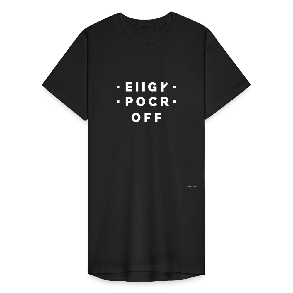 F**k Off - T-shirt long Homme - noir