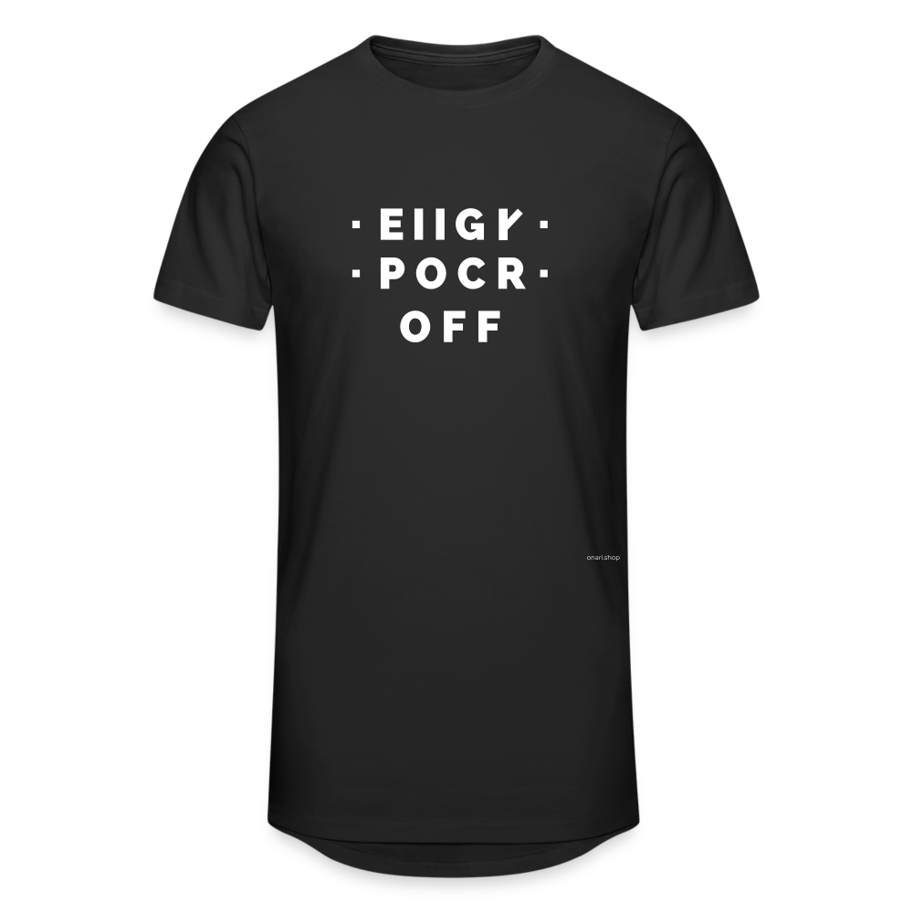 F**k Off - T-shirt long Homme - noir