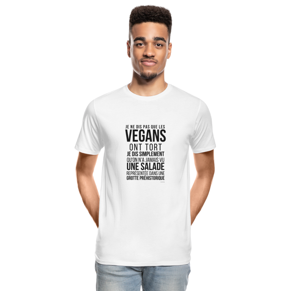 T-shirt VEGANS Homme - blanc