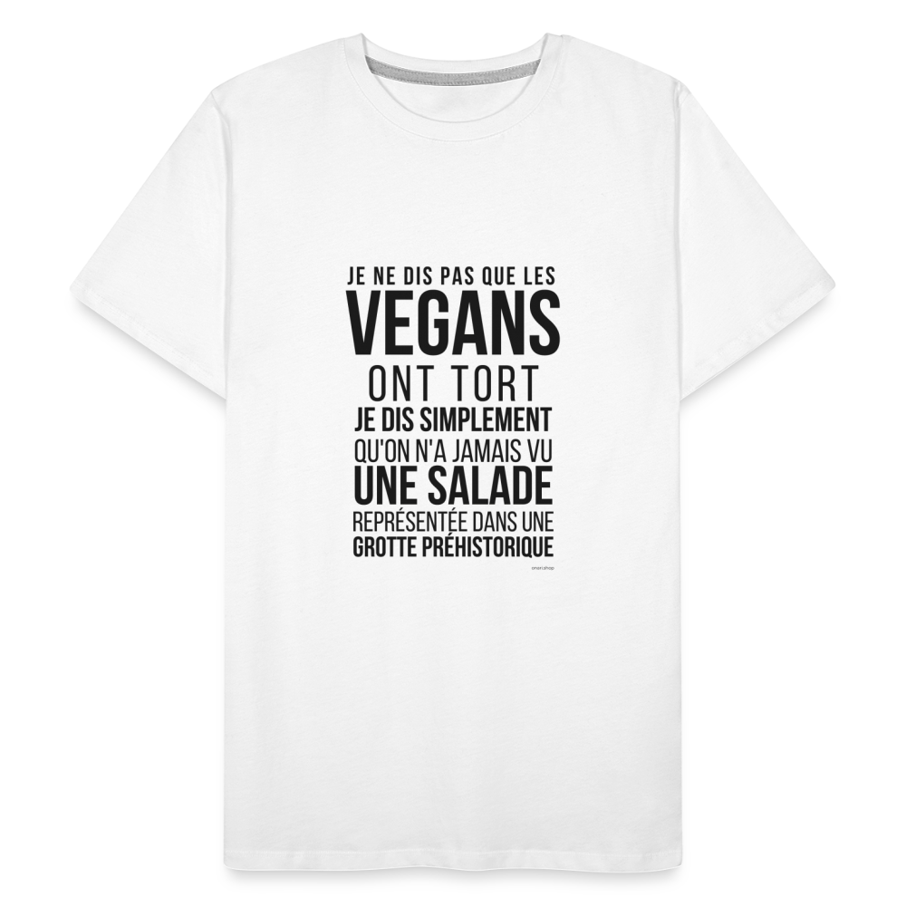 T-shirt VEGANS Homme - blanc