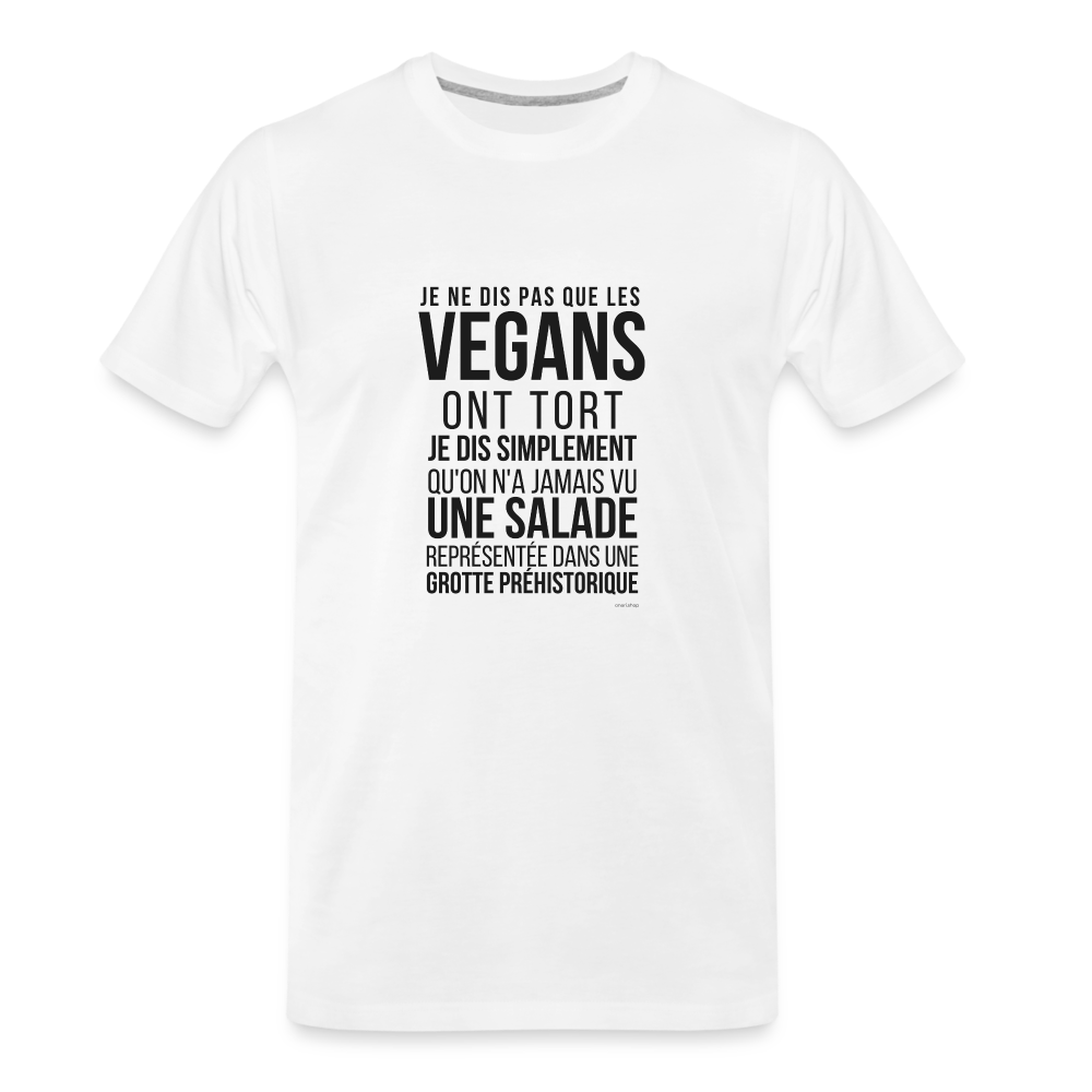 T-shirt VEGANS Homme - blanc