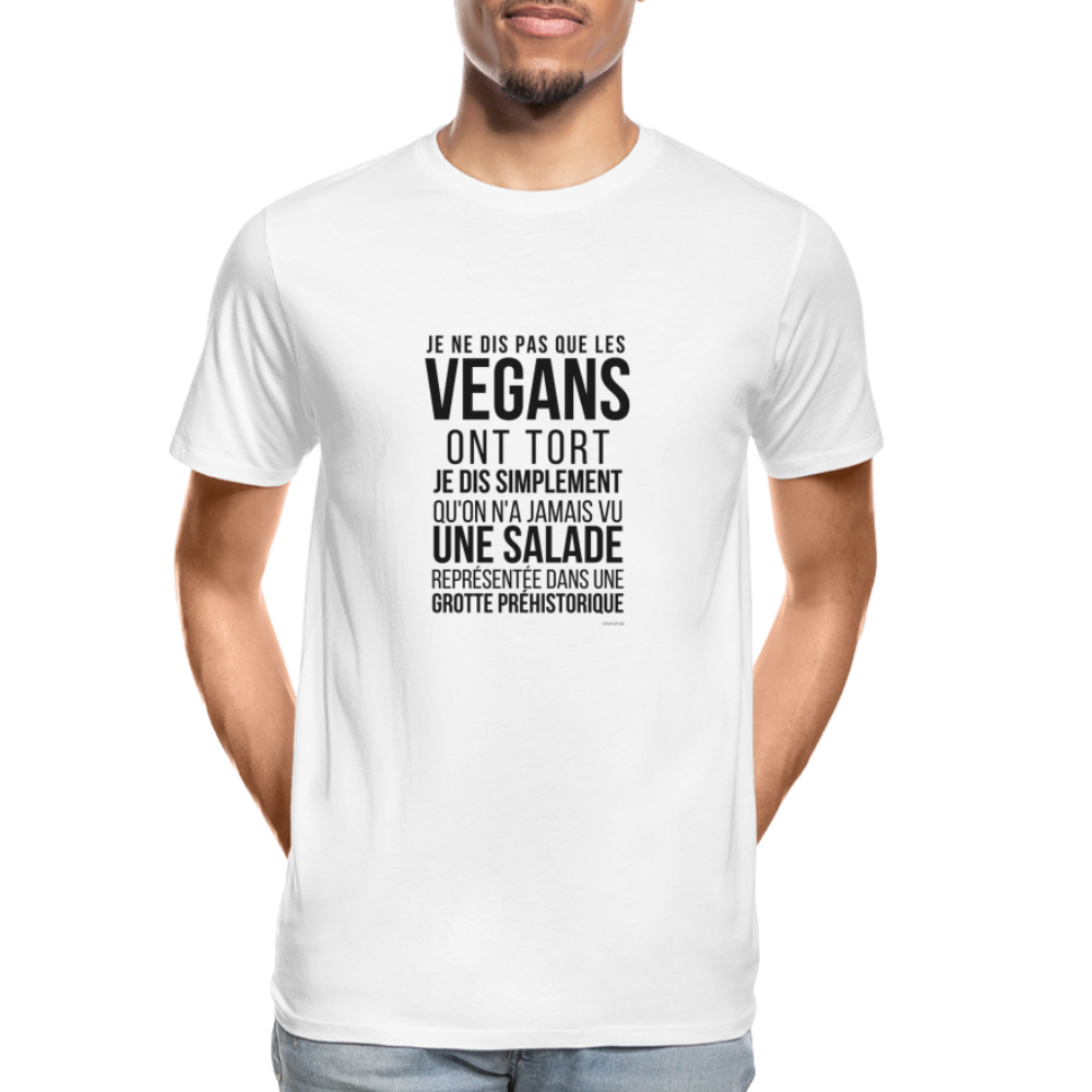 T-shirt VEGANS Homme - blanc