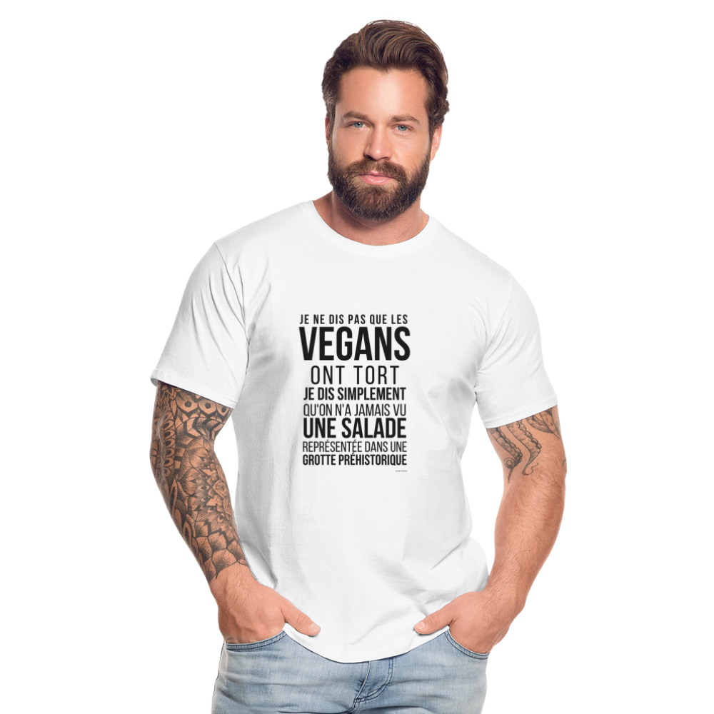 T-shirt VEGANS Homme - blanc