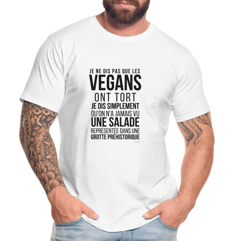 T-shirt VEGANS Homme - blanc