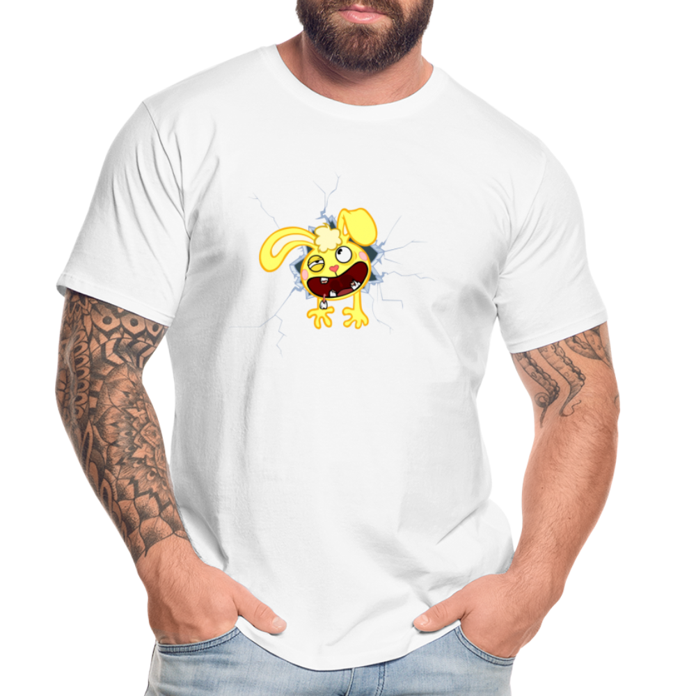 Cuddles dans un mur - Happy Tree Friends - T-shirt bio Premium Homme - blanc