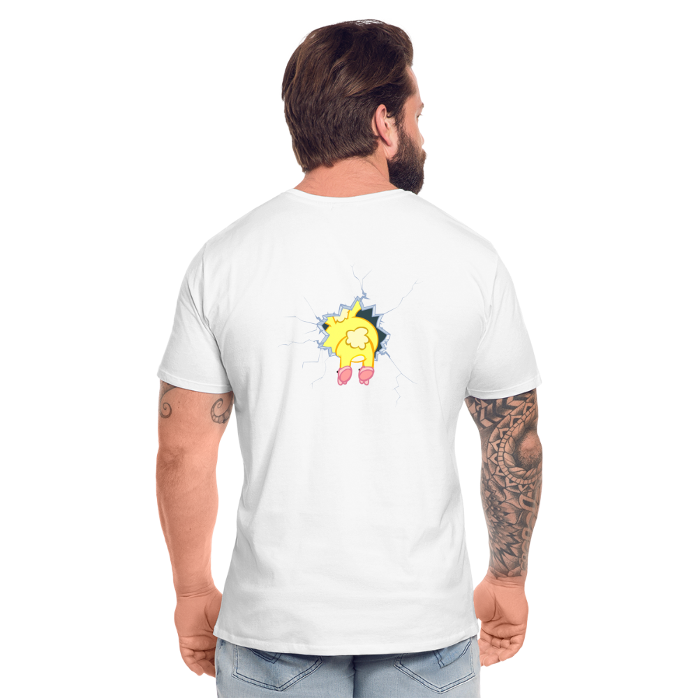 Cuddles dans un mur - Happy Tree Friends - T-shirt bio Premium Homme - blanc