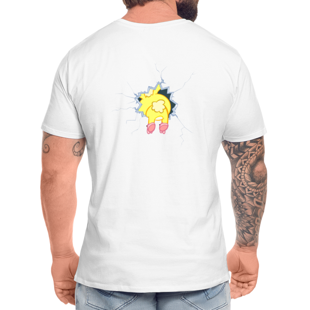 Cuddles dans un mur - Happy Tree Friends - T-shirt bio Premium Homme - blanc