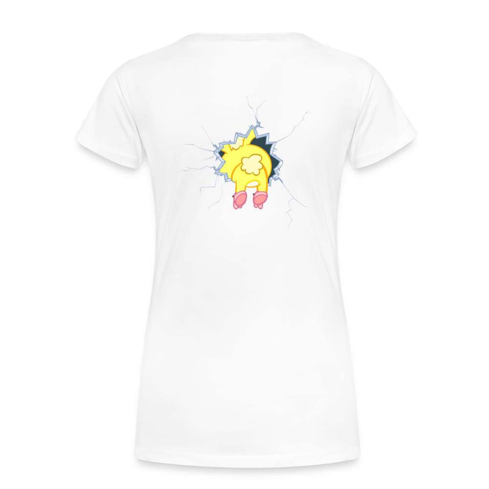 Cuddles dans un mur - Happy Tree Friends - T-shirt bio Femme - blanc