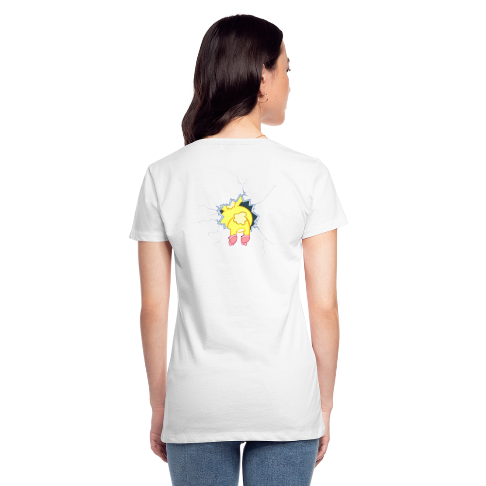 Cuddles dans un mur - Happy Tree Friends - T-shirt bio Femme - blanc