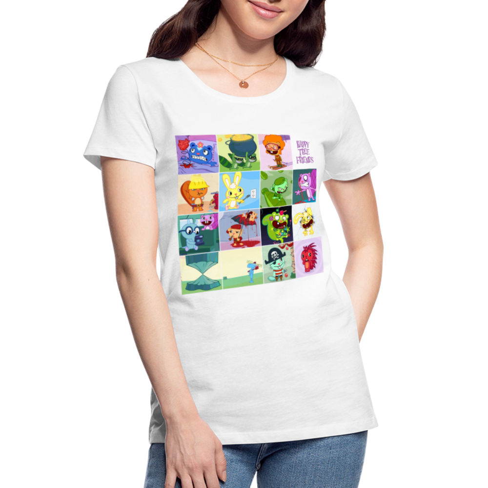 Happy Tree Friends - T-shirt bio Femme - blanc