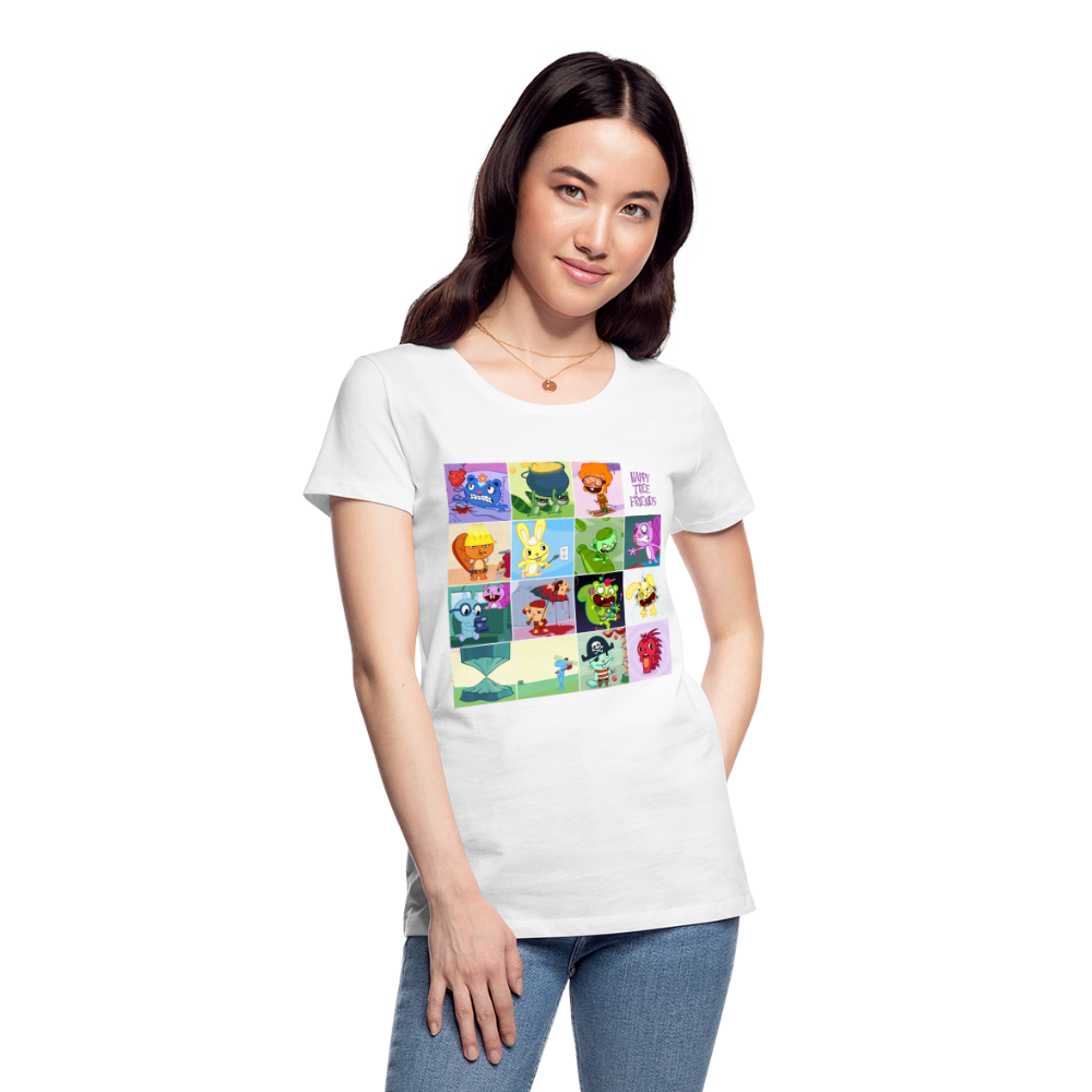 Happy Tree Friends - T-shirt bio Femme - blanc