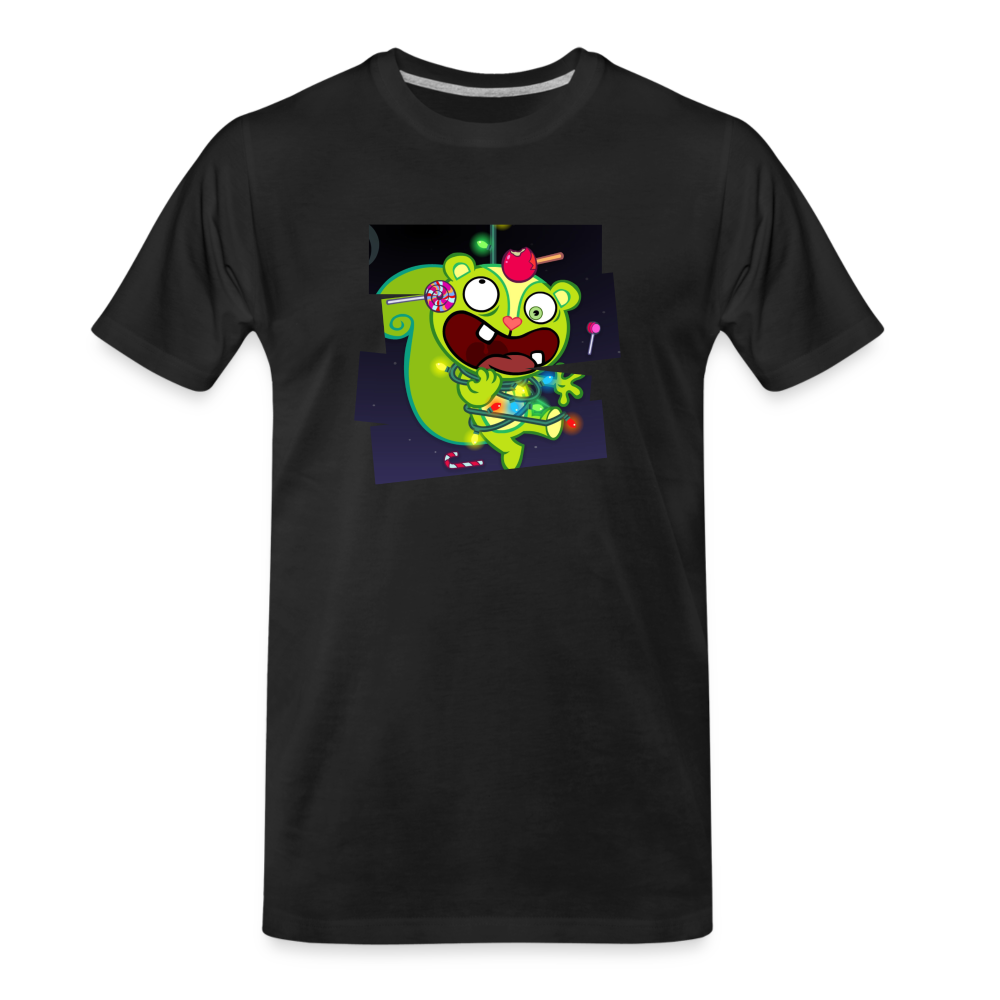 Nutty Bonbons - Happy Tree Friends - T-shirt bio Homme - noir