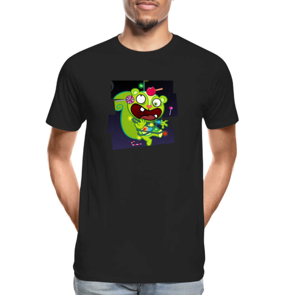 Nutty Bonbons - Happy Tree Friends - T-shirt bio Homme - noir