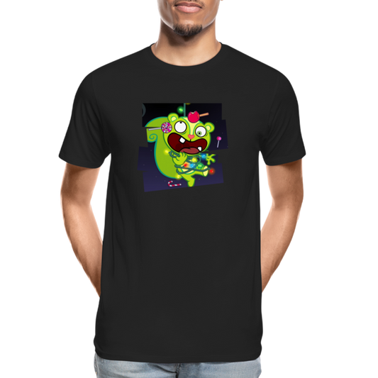 Nutty Bonbons - Happy Tree Friends - T-shirt bio Homme - noir