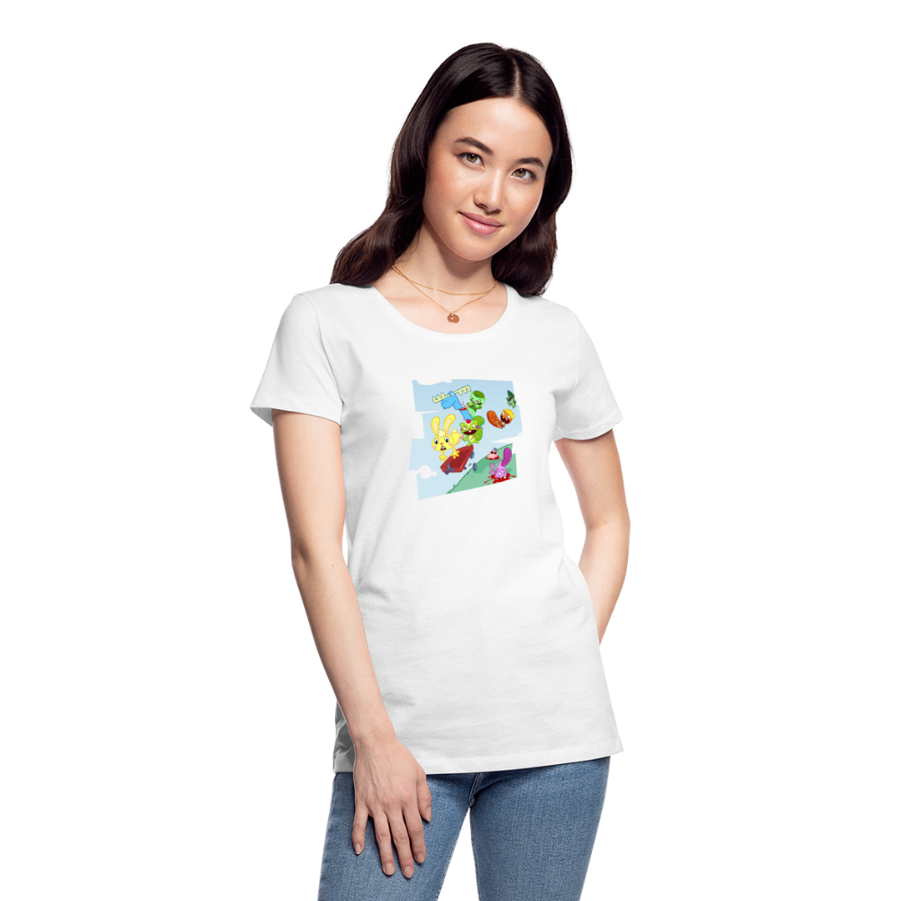 Les Happy Tree Friends - T-shirt bio Femme - blanc